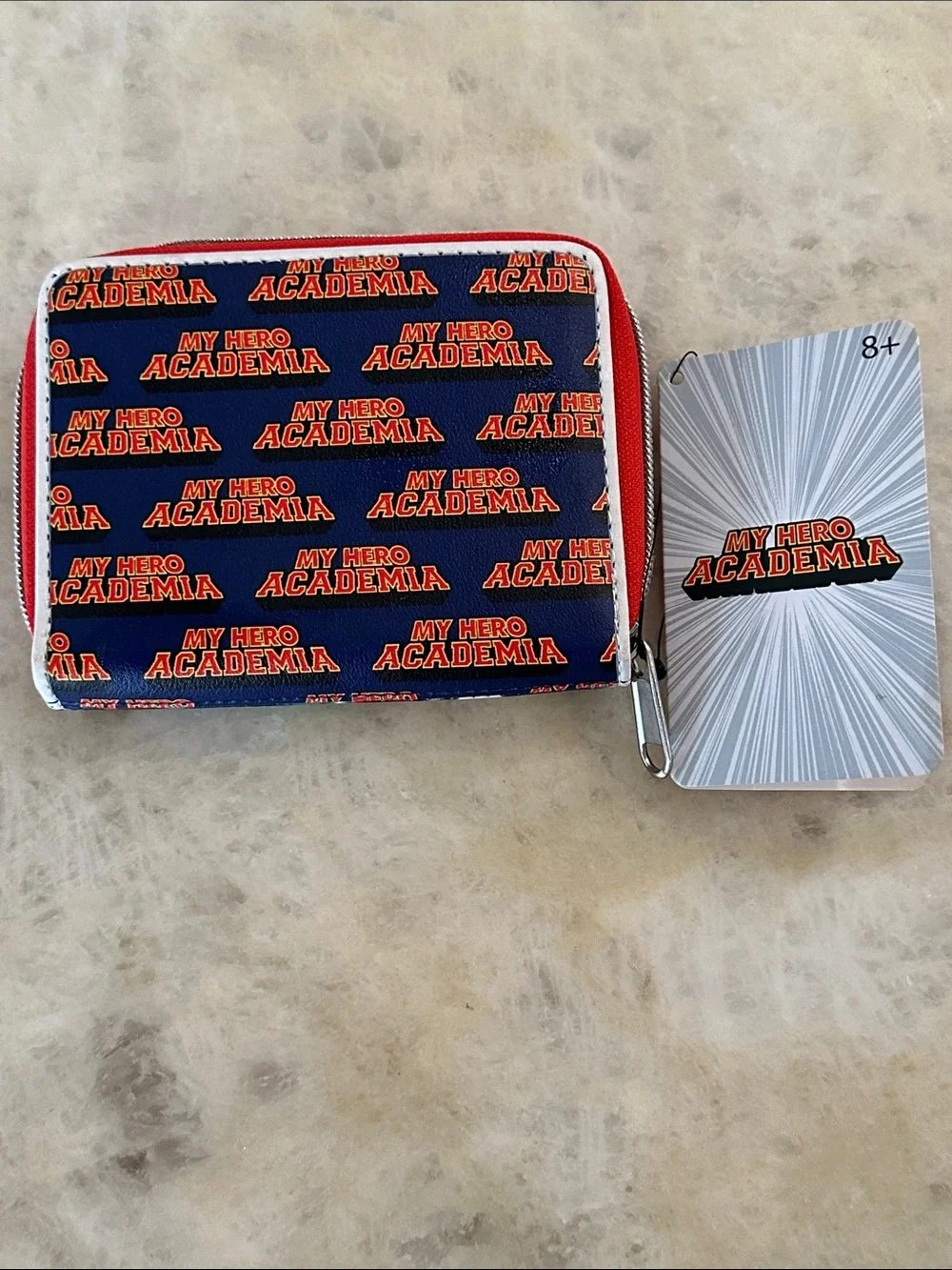 My Hero Academia Red & Navy Card and Key Holder Wallet